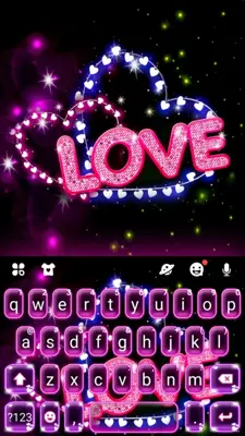 Neon Love Theme android App screenshot 0