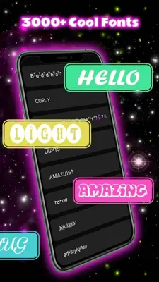 Neon Love Theme android App screenshot 4